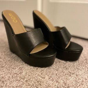 EGO Open Toe Wedges Sandals